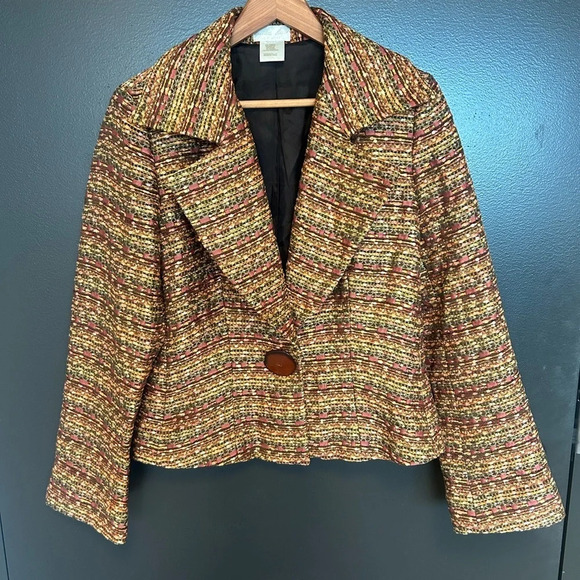 Austin Reed blazer multicoloured  blazer size 6 vintage in great used condition - Picture 8 of 10